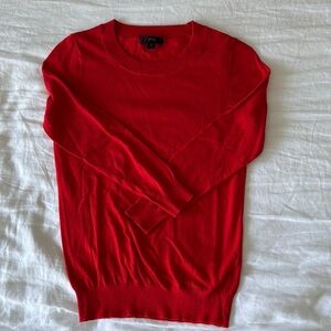 J.Crew Red Long Sleeve Sweater